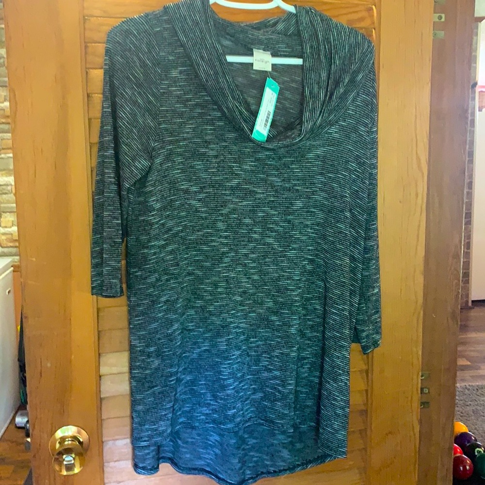 Cowl neck shirt